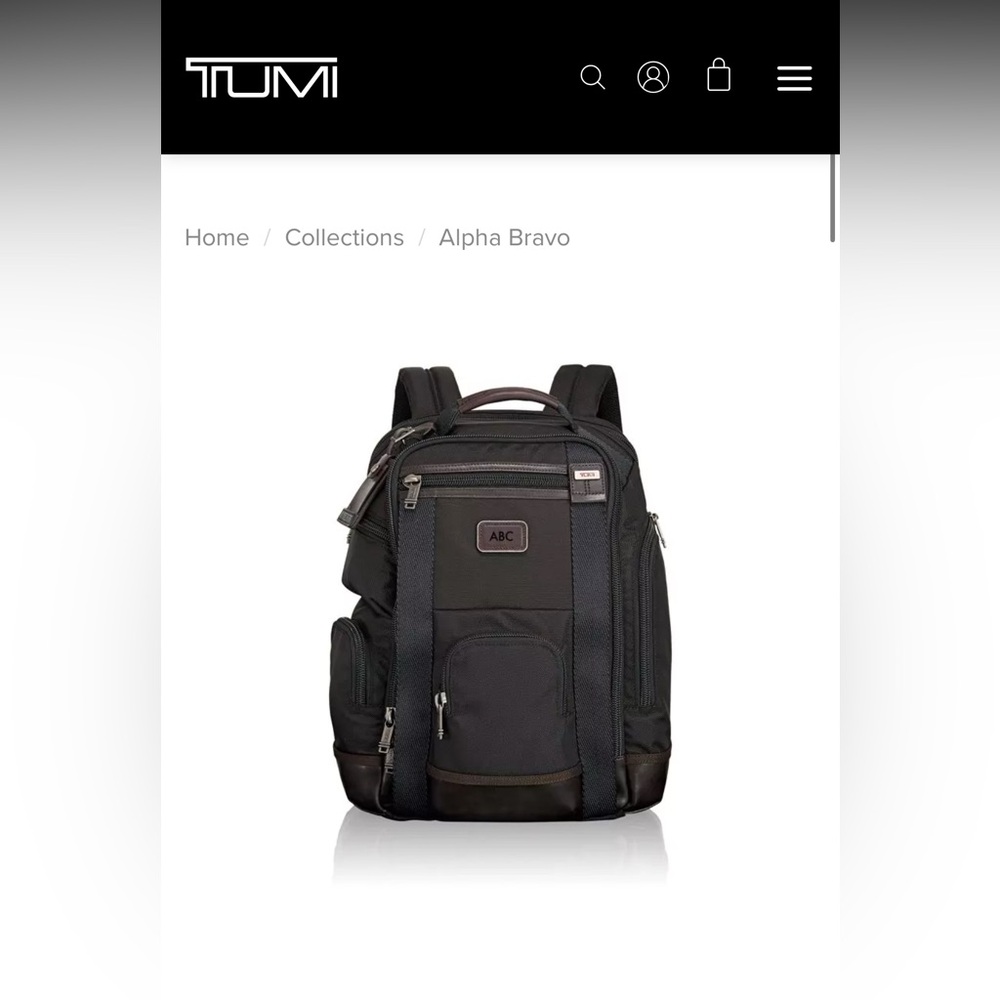 TUMI Alpha Bravo Shaw Deluxe Brief Pack Backpack